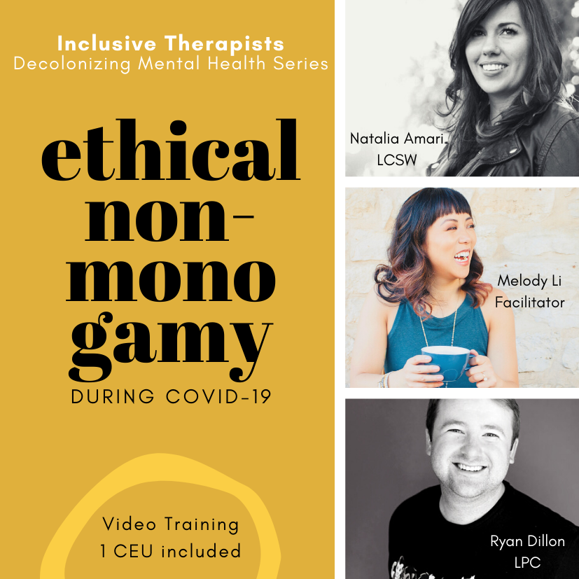 Ethical Non-Monogamy During COVID-19 Training – Inclusive Therapists Shop